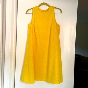 Cute bright yellow Calvin Klein summer dress